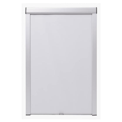 131280 vidaXL Blackout Roller Blinds White C04
