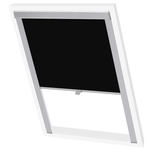 vidaXL Blackout Roller Blinds Black C02 GGL and GGU
