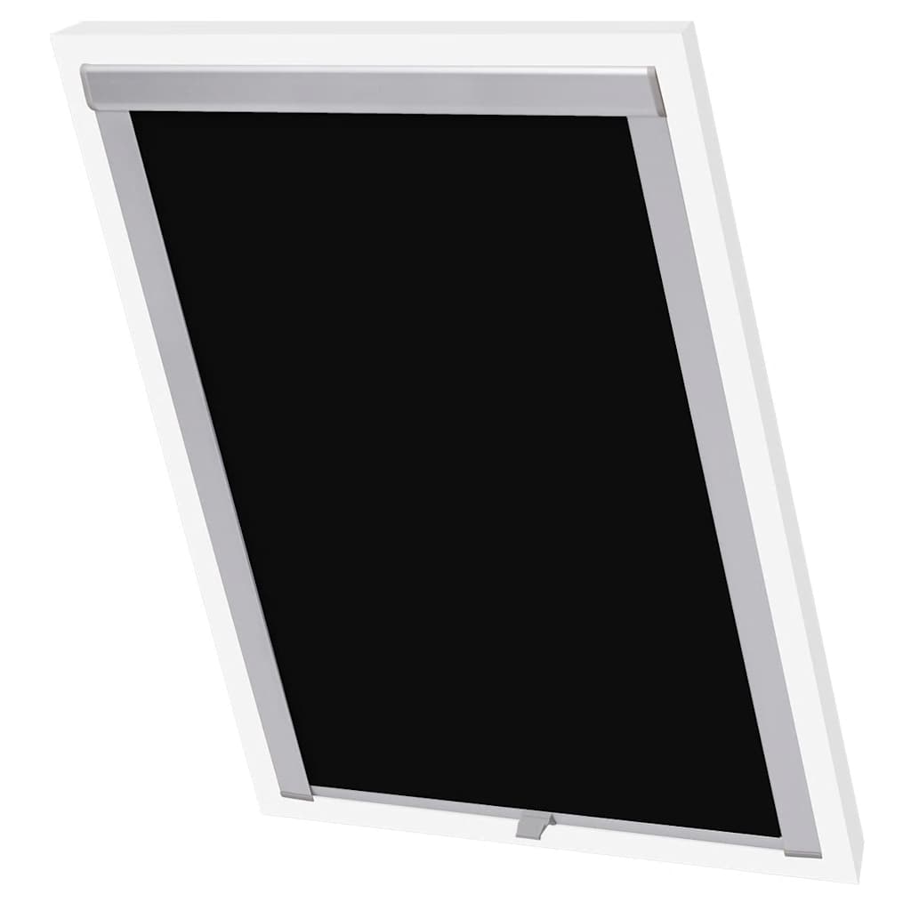 vidaXL Blackout Roller Blinds Black S06/606 GGL and GGU