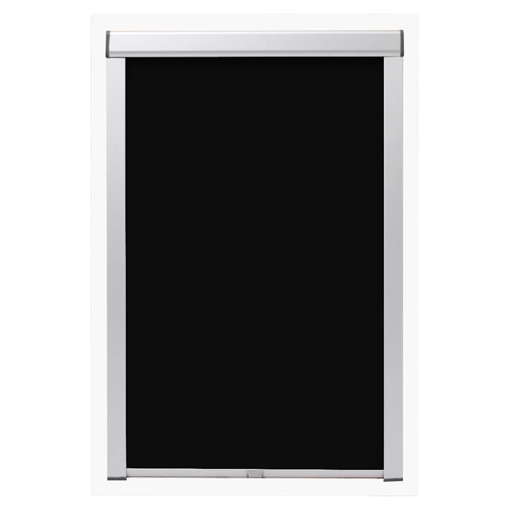 vidaXL Blackout Roller Blinds Black S06/606 GGL and GGU