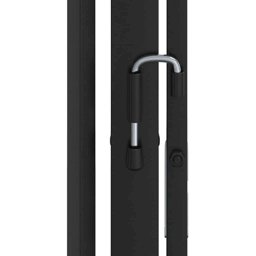 vidaXL Pet Fireplace Fence Steel Black