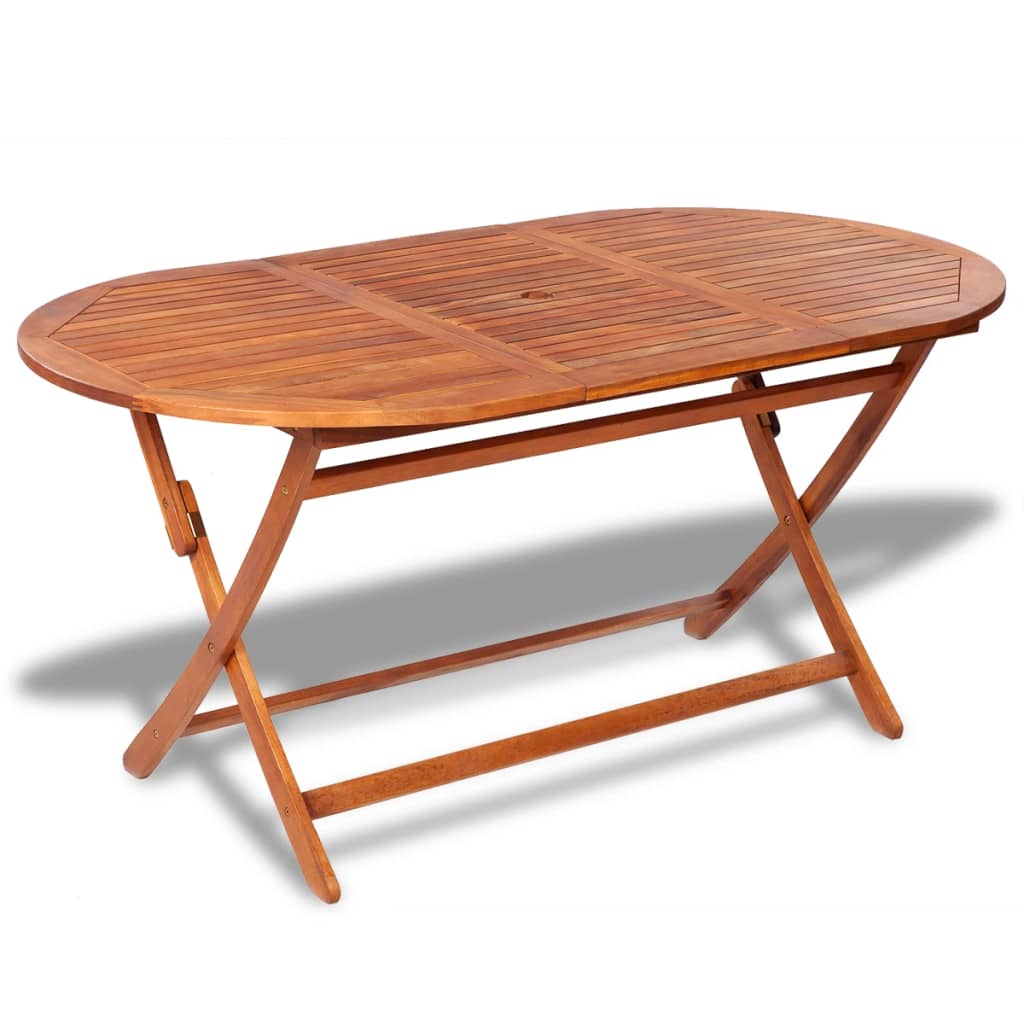 vidaXL Dining Table And Chair | Natural Wood | Solid Acacia wood | Medium
