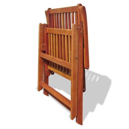 vidaXL Dining Table And Chair | Natural Wood | Solid Acacia wood | Medium