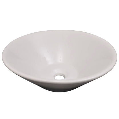 vidaXL Eight Piece Bathroom Furniture and Basin Set Beige