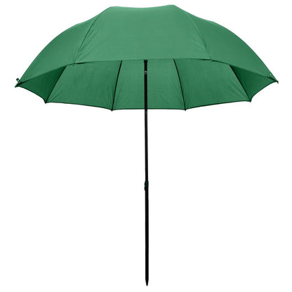 vidaXL Fishing Umbrella Green 240x210 cm