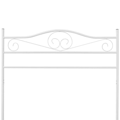 vidaXL Clothing Rack White Steel