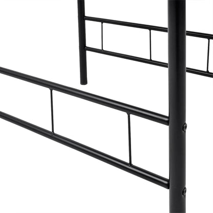vidaXL Dining Set | Black | MDF, Iron | Medium | Sleek | Breakfast Bar Set