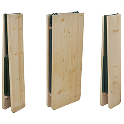 vidaXL Folding Beer Table with 2 Benches 220 cm Fir Wood