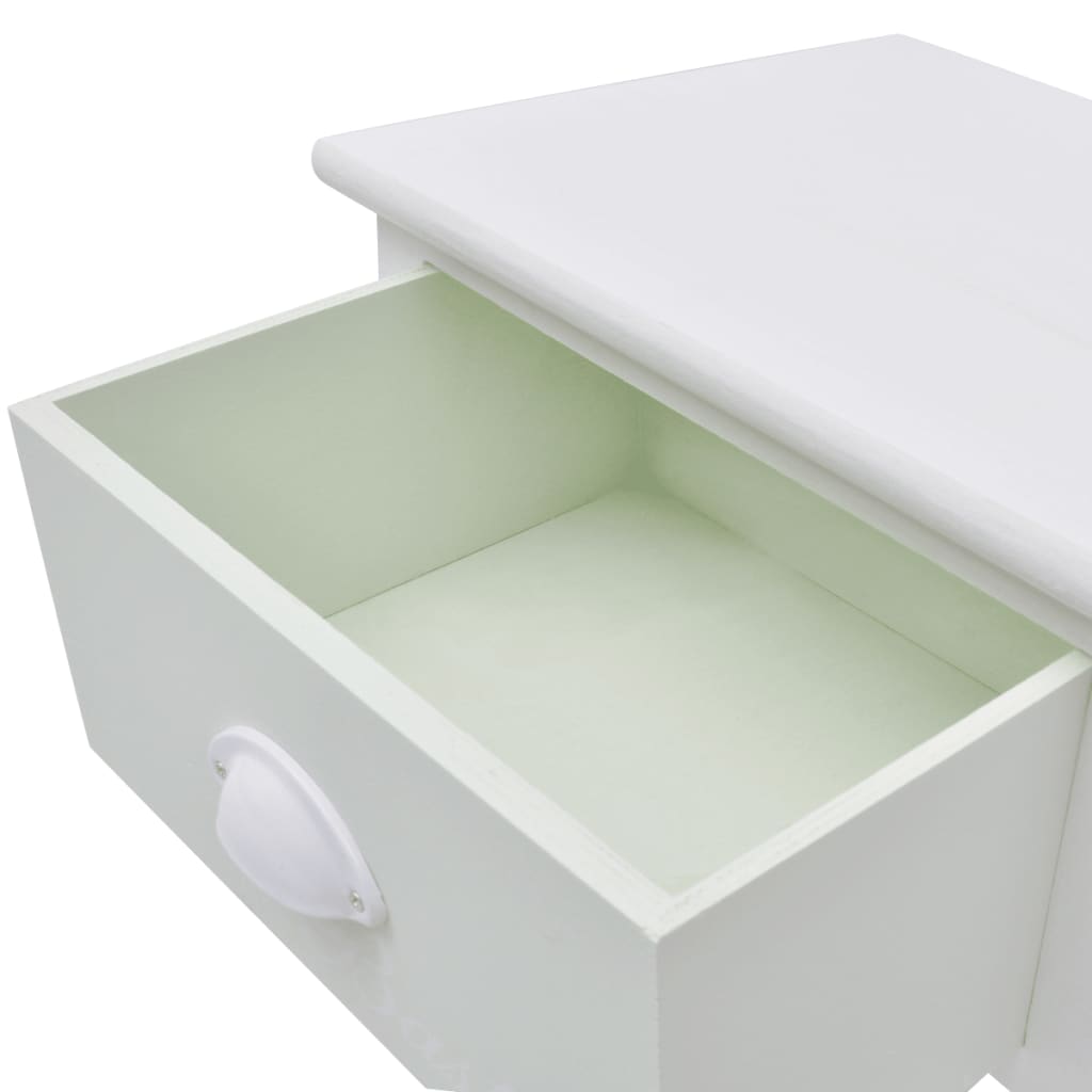 242875 vidaXL French Bedside Cabinets 2 pcs Wood