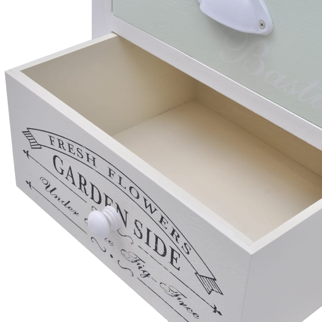 242875 vidaXL French Bedside Cabinets 2 pcs Wood