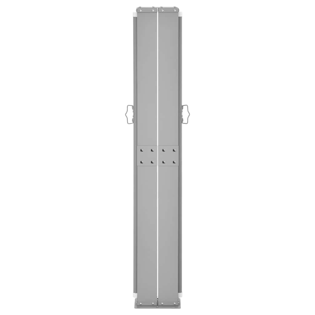 vidaXL Retractable Side Awning Black 160x600 cm