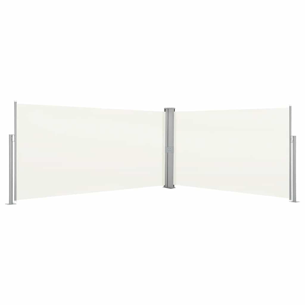 vidaXL Retractable Side Awning 160x600 cm Cream