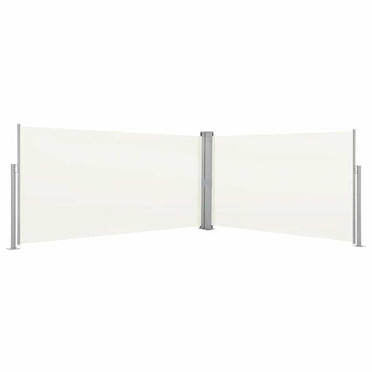 vidaXL Retractable Side Awning 160x600 cm Cream