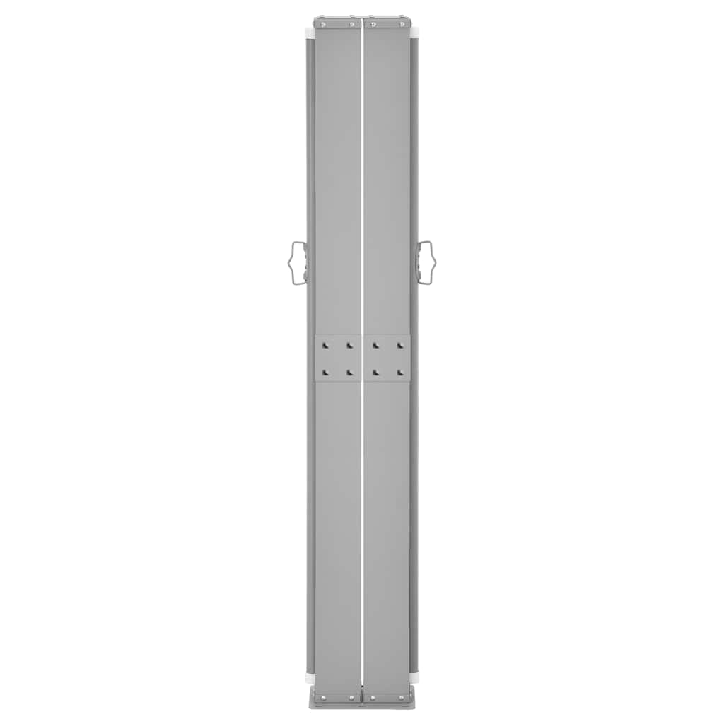 vidaXL Retractable Side Awning 160x600 cm Grey