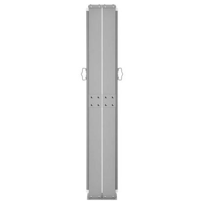 vidaXL Retractable Side Awning 160x600 cm Grey