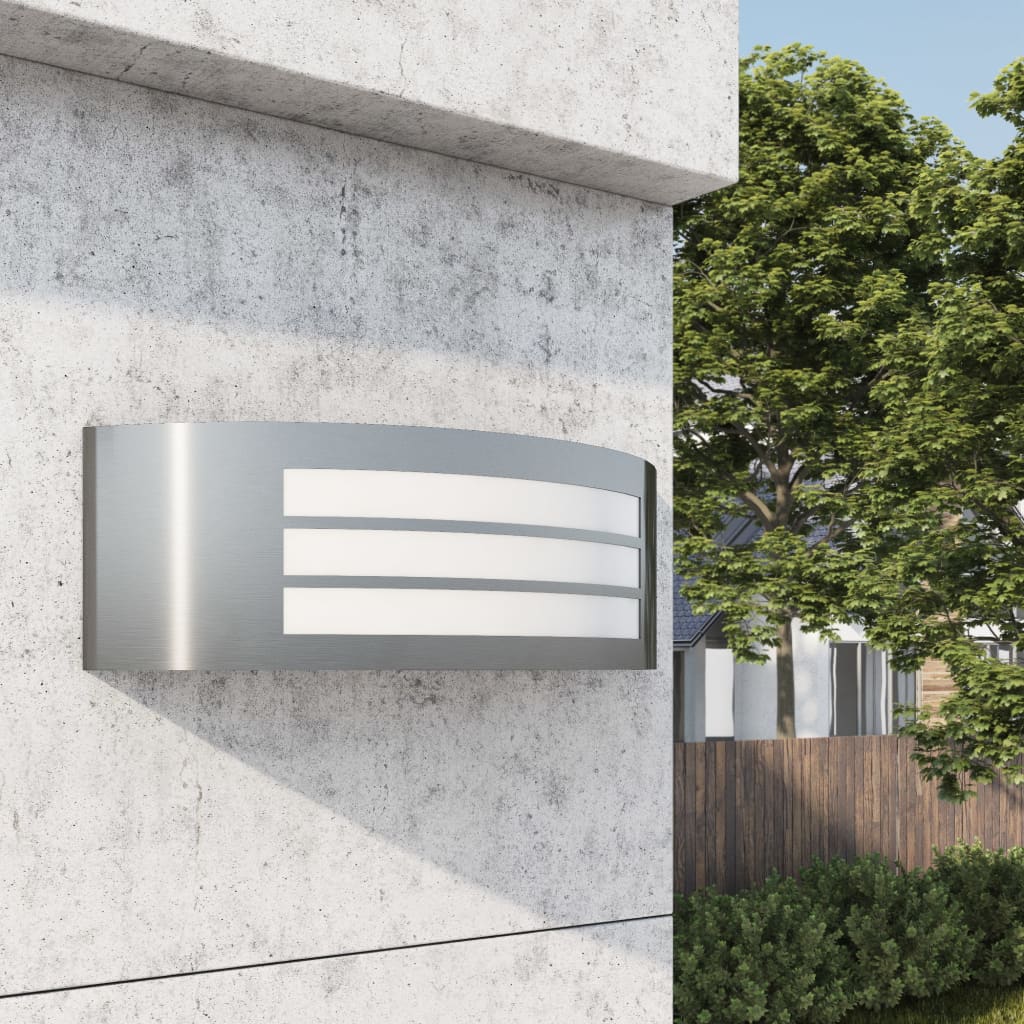 vidaXL Outdoor Wall Light Stainless Steel