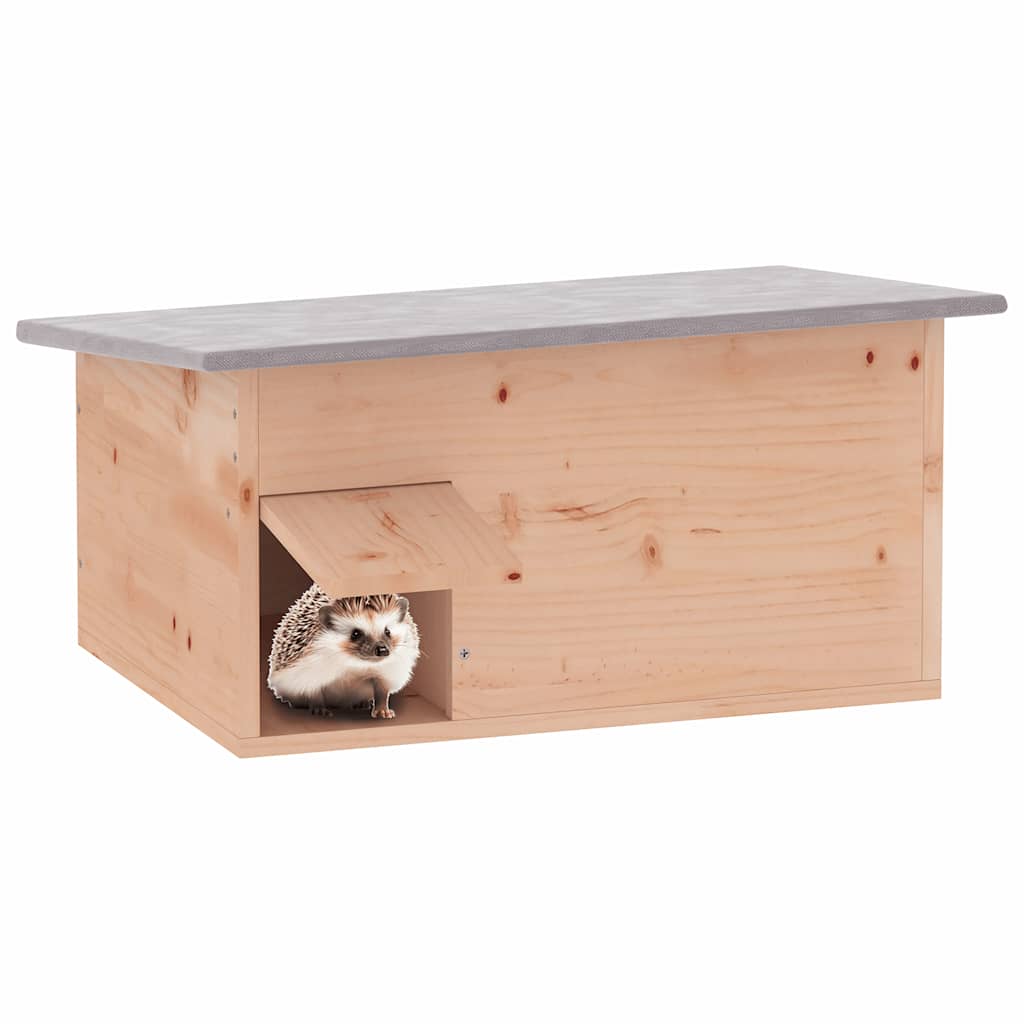 vidaXL Hedgehog House | Natural Wood | Sturdy Chinese fir wood | Portable
