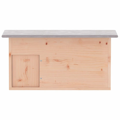 vidaXL Hedgehog House | Natural Wood | Sturdy Chinese fir wood | Portable