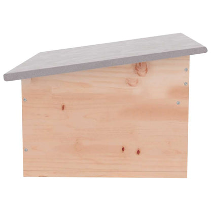 vidaXL Hedgehog House | Natural Wood | Sturdy Chinese fir wood | Portable