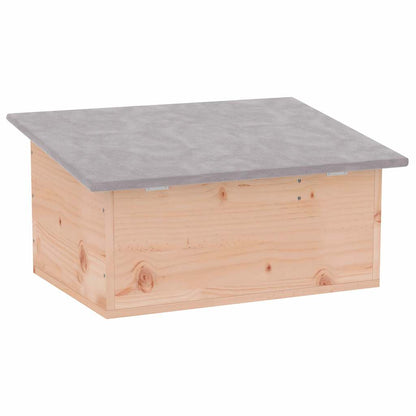 vidaXL Hedgehog House | Natural Wood | Sturdy Chinese fir wood | Portable