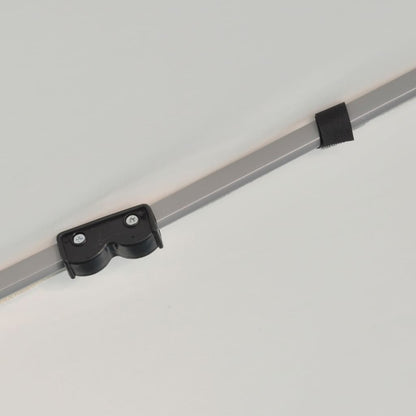 vidaXL Hexagonal Pop-Up Marquee with 6 Sidewalls Cream White 3.6x3.1 m