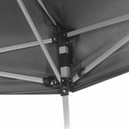 42111 vidaXL Hexagonal Pop-Up Marquee with 6 Sidewalls Grey 3,6x3,1 m