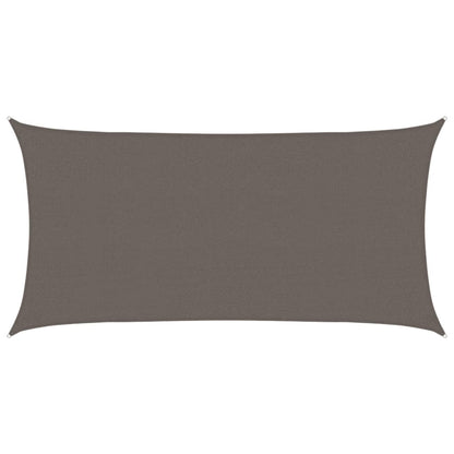 vidaXL Sunshade Sail HDPE Rectangular 2x4 m Anthracite
