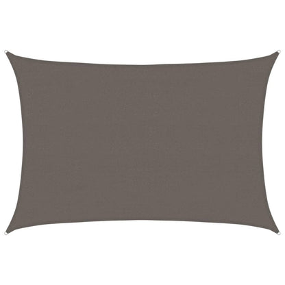 vidaXL Sunshade Sail HDPE Rectangular 4x6 m Anthracite