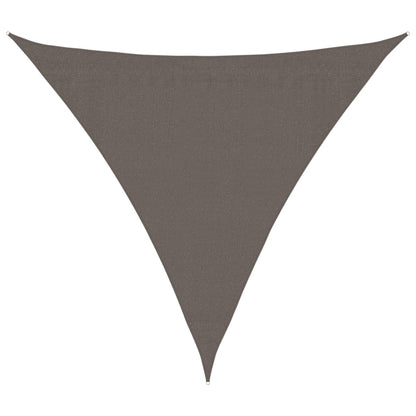vidaXL Sunshade Sail HDPE Triangular 3.6x3.6x3.6 m Anthracite