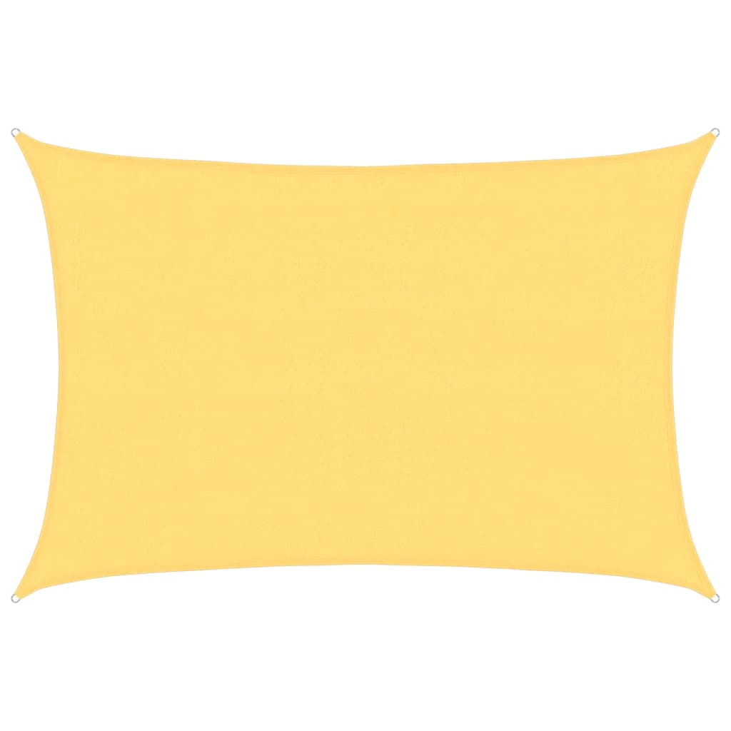 vidaXL Sunshade Sail HDPE Rectangular 4x6 m Beige