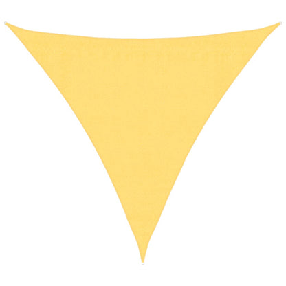 vidaXL Sunshade Sail HDPE Triangular 3.6x3.6x3.6 m Beige