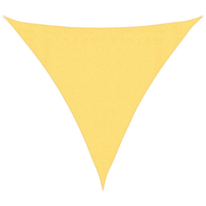 vidaXL Sunshade Sail HDPE Triangular 3.6x3.6x3.6 m Beige