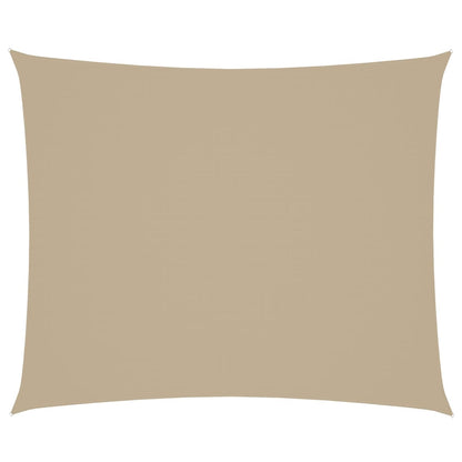 vidaXL Sunshade Sail Oxford Fabric Rectangular 4x6 m Beige