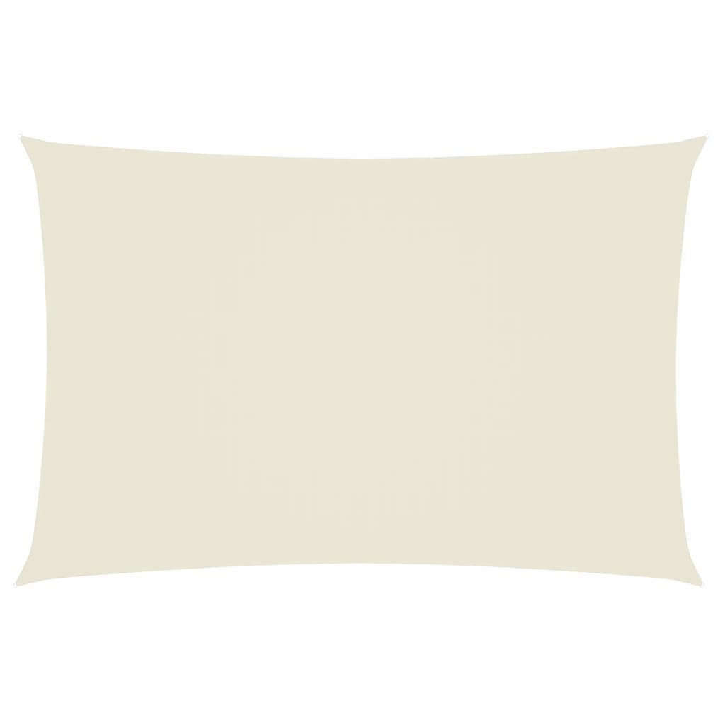 vidaXL Sunshade Sail Oxford Fabric Rectangular 2x4 m Cream