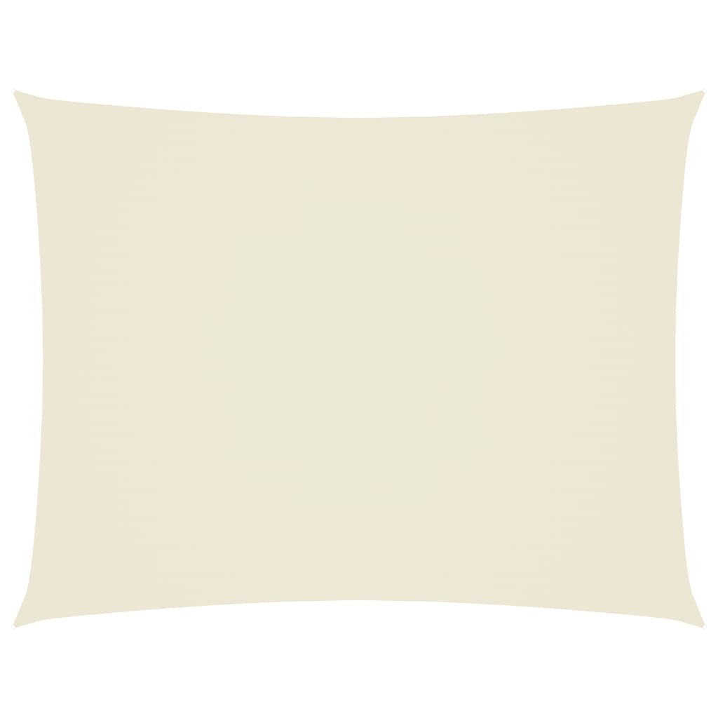 vidaXL Sunshade Sail Oxford Fabric Rectangular 4x6 m Cream