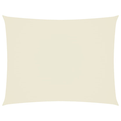 vidaXL Sunshade Sail Oxford Fabric Rectangular 4x6 m Cream