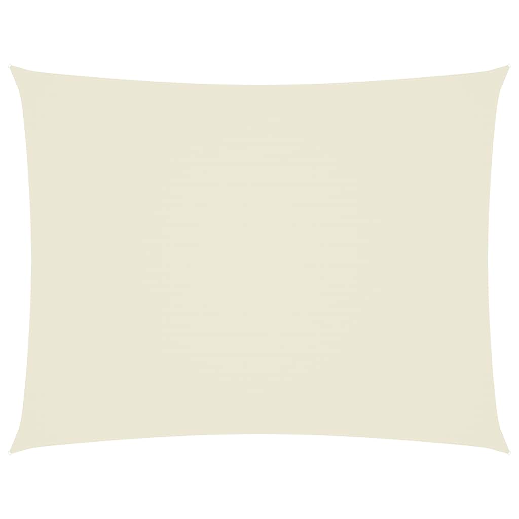 vidaXL Sunshade Sail Oxford Fabric Rectangular 4x6 m Cream