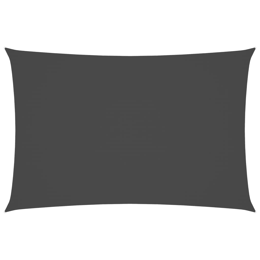 vidaXL Sunshade Sail Oxford Fabric Rectangular 2x4 m Anthracite