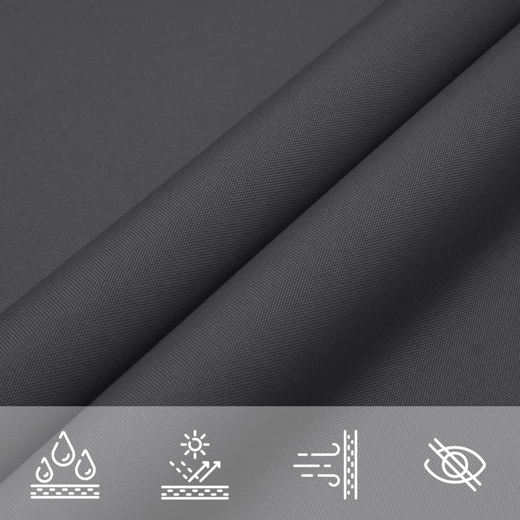 vidaXL Sunshade Sail Oxford Fabric Rectangular 4x6 m Anthracite