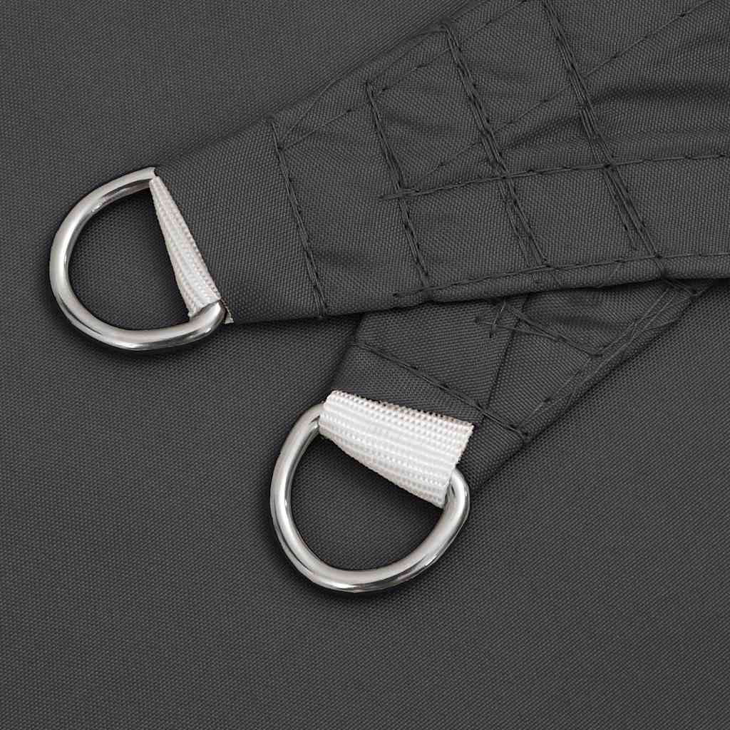 vidaXL Sunshade Sail Oxford Fabric Triangular 3,6x3,6x3,6 m Anthracite