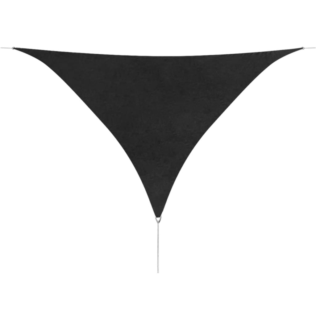 vidaXL Sunshade Sail Oxford Fabric Triangular 5x5x5 m Anthracite