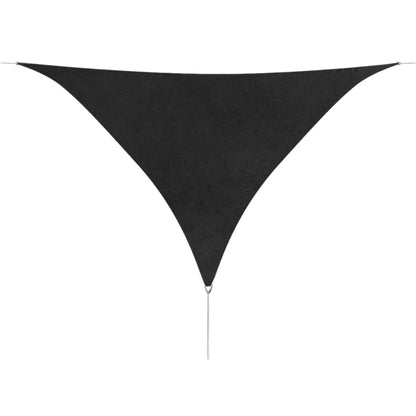 vidaXL Sunshade Sail Oxford Fabric Triangular 5x5x5 m Anthracite