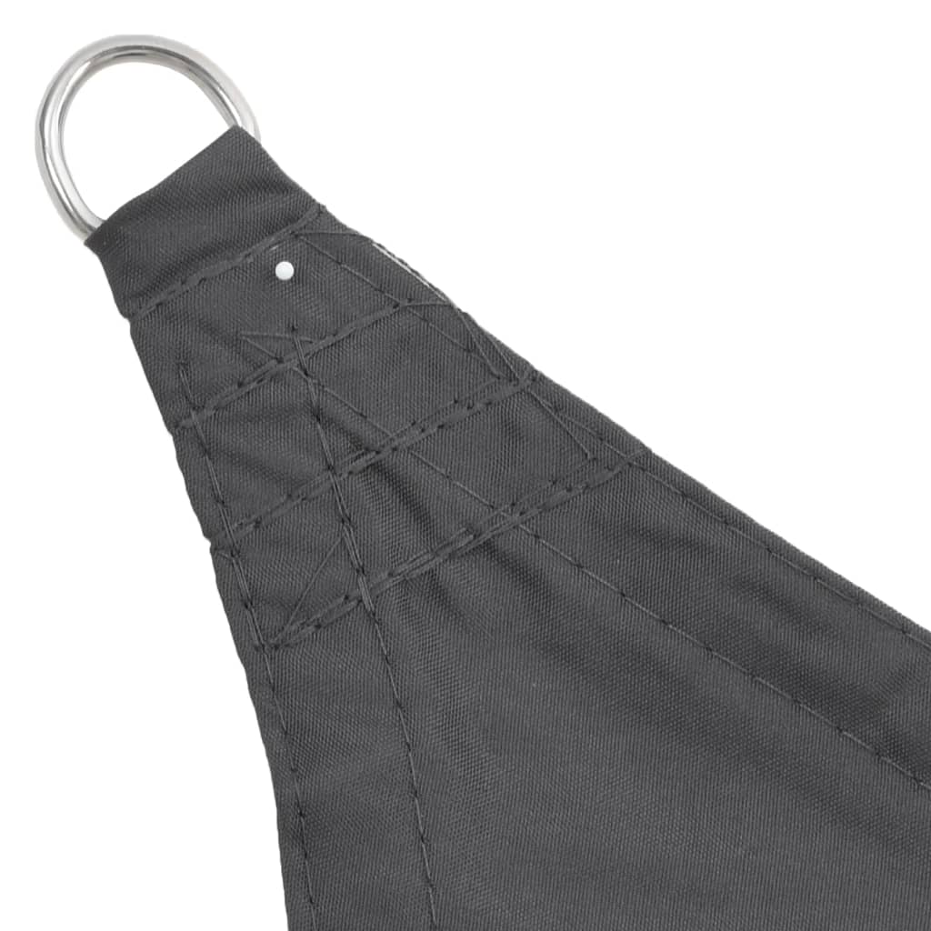vidaXL Sunshade Sail Oxford Fabric Triangular 5x5x5 m Anthracite
