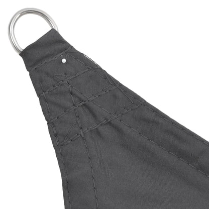 vidaXL Sunshade Sail Oxford Fabric Triangular 5x5x5 m Anthracite