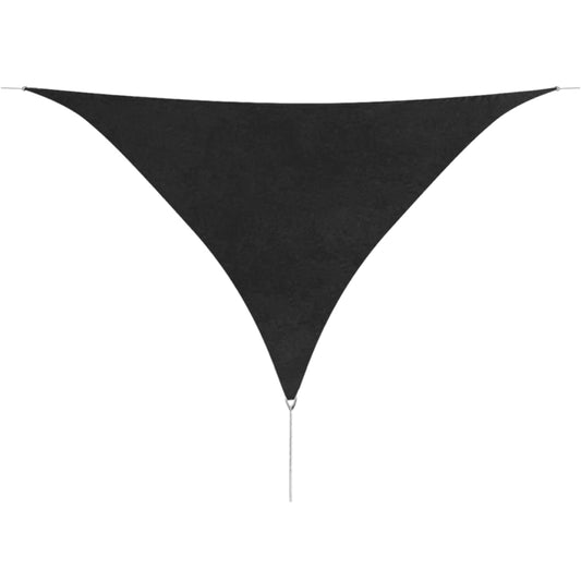 vidaXL Sunshade Sail Oxford Fabric Triangular 5x5x5 m Anthracite