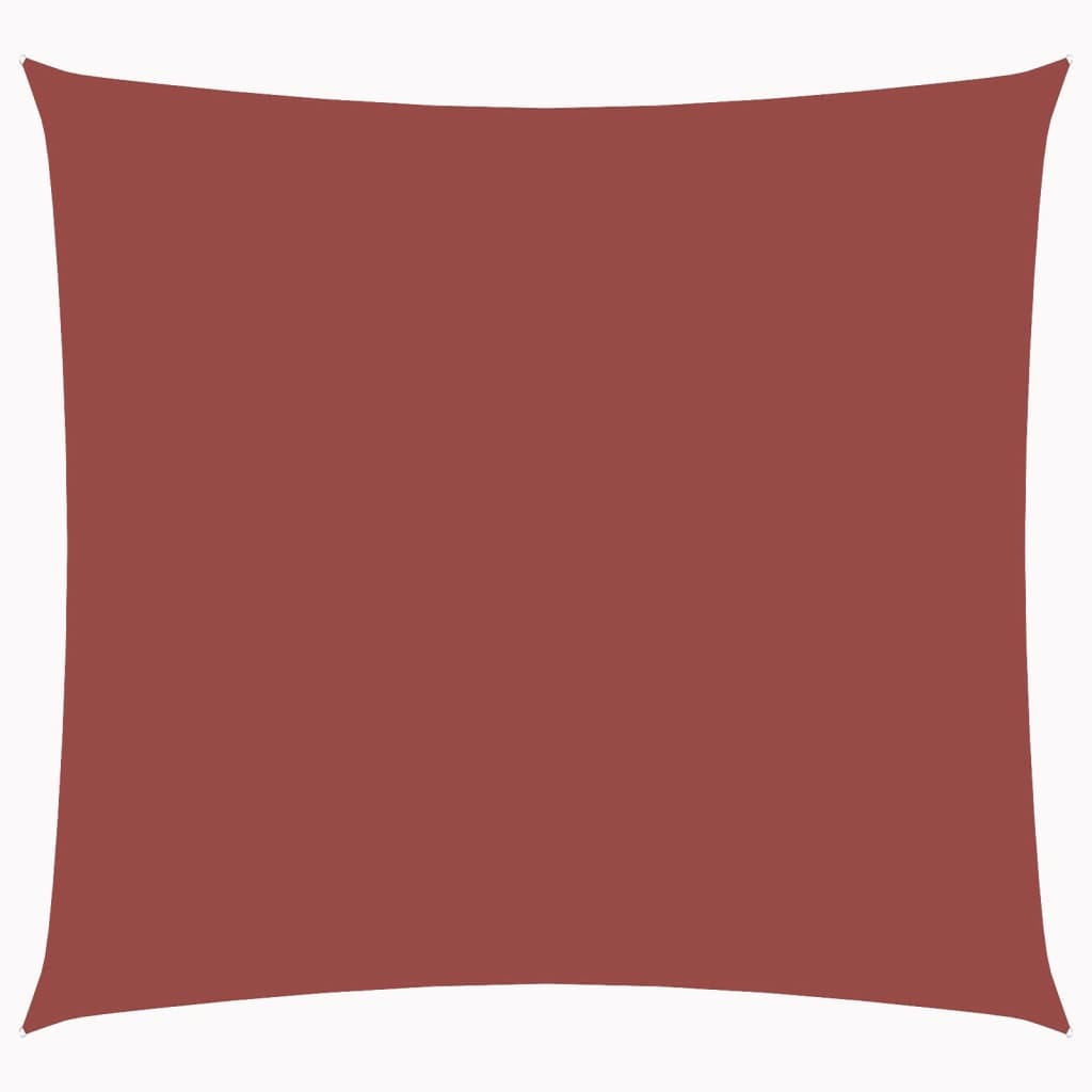vidaXL Sunshade Sail Oxford Fabric Square 3.6x3.6 m Terracotta