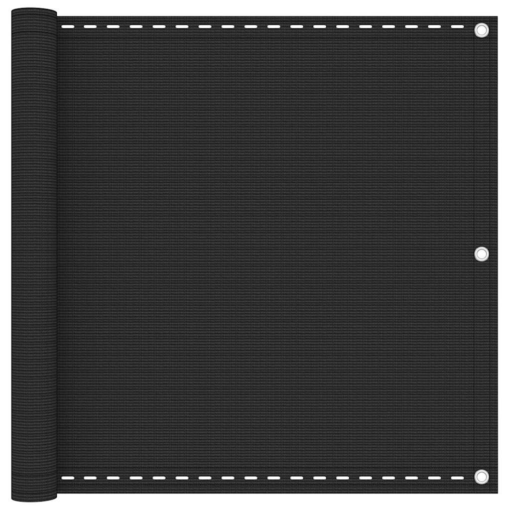 42314 vidaXL Balcony Screen HDPE 90x400 cm Anthracite
