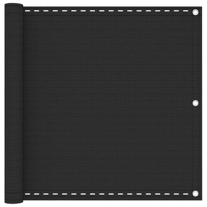 42314 vidaXL Balcony Screen HDPE 90x400 cm Anthracite