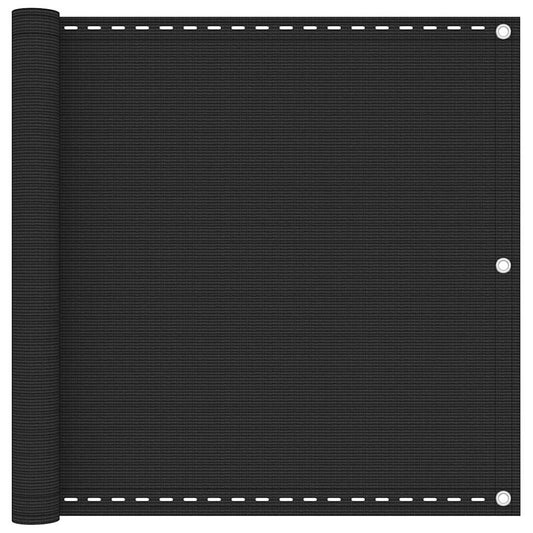 42314 vidaXL Balcony Screen HDPE 90x400 cm Anthracite