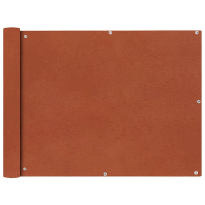 vidaXL Balcony Screen Oxford Fabric 90x600 cm Terracotta